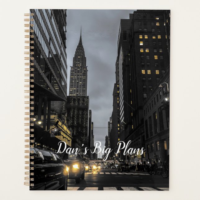 Manhattan Abend Planer (Vorderseite)