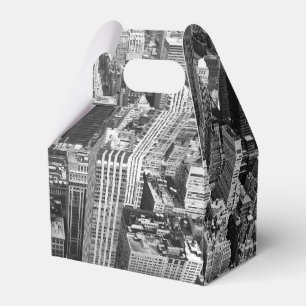Manhattan aus der Vogelperspektive Geschenkschachtel