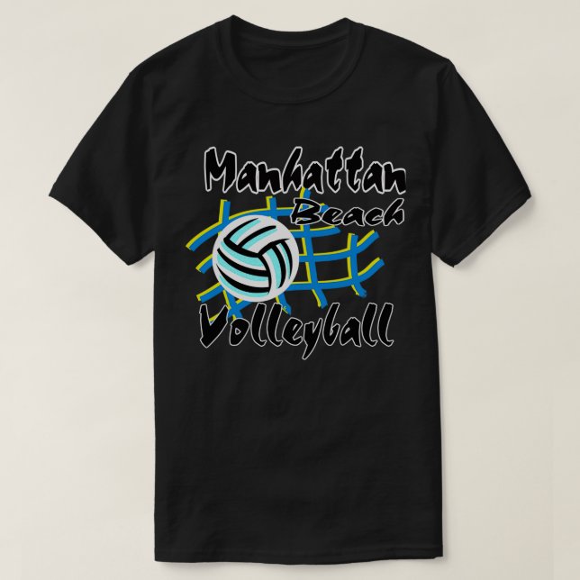 Manhattan Beach California Volleyball T-Shirt (Design vorne)