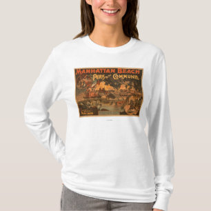Manhattan Beach - Paris und das Kommune-Spiel T-Shirt