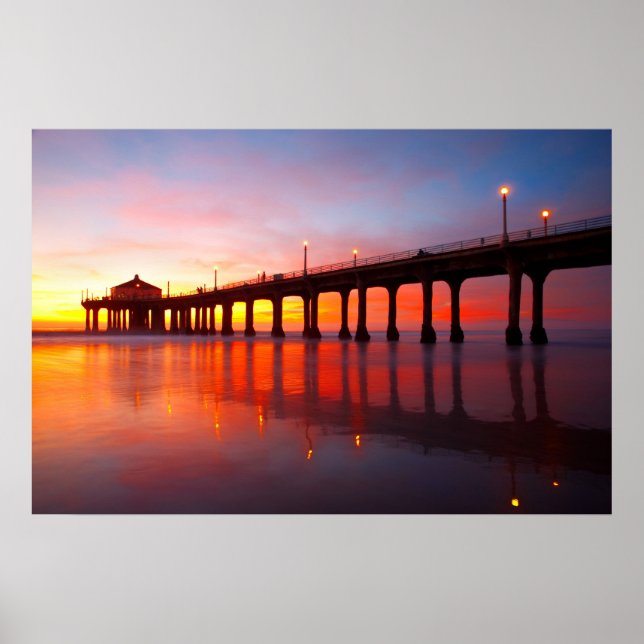 Manhattan Beach Pier Poster (Vorne)