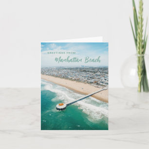 Manhattan Beach Postcard Personalisierter Empfang Karte