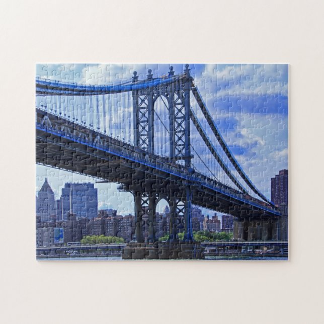 Manhattan Bridge A2 von NYC Puzzle (Horizontal)