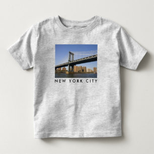 Manhattan Bridge East River New York City Kleinkind T-shirt