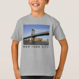 Manhattan Bridge East River   New York City T-Shirt