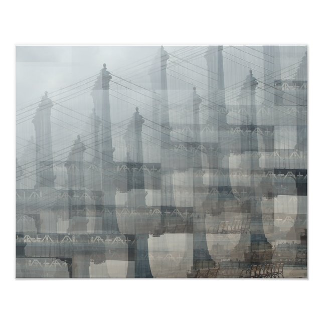 Manhattan Bridge Fotodruck (Vorne)