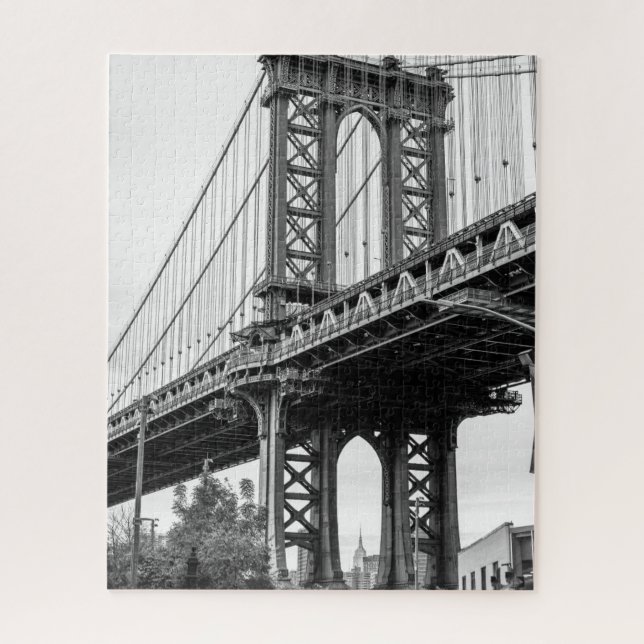 Manhattan Bridge - Iconic NYC Architecture Puzzle (Vertikal)