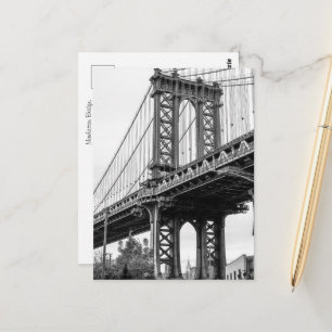 Manhattan Bridge Postkarte