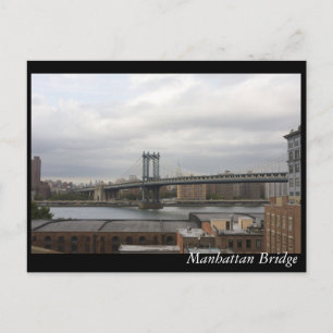 Manhattan Bridge Postkarte
