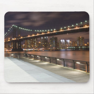 Manhattan Bridge und NYC Skyline Mousepad