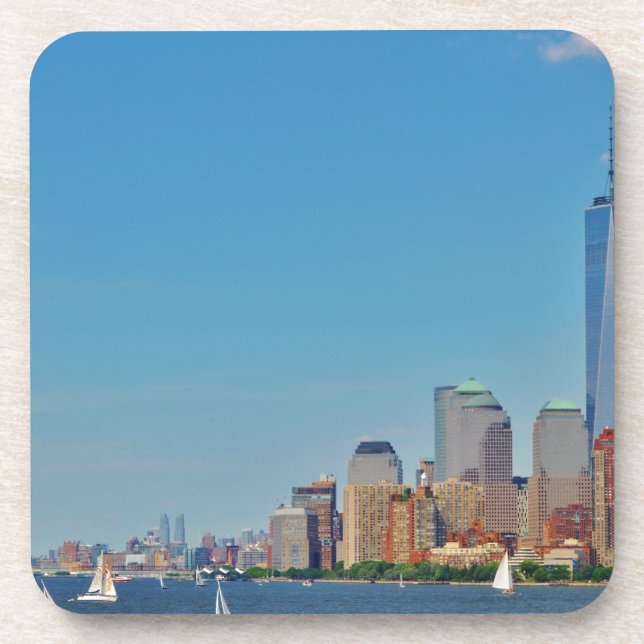 Manhattan Brooklyn New York NYC Untersetzer (Vorderseite)