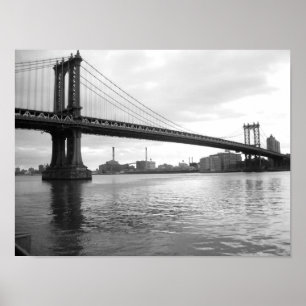 Manhattan-Brücke - Plakat 15 x 11 - keine Grenze