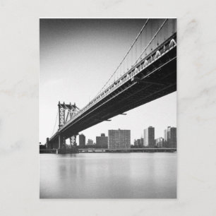 Manhattan-Brücke und Skyline, New York, US Postkarte