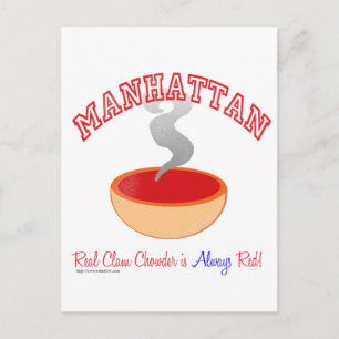 Manhattan Chowder War Postkarte