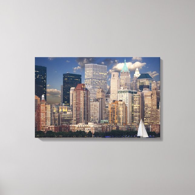 Manhattan Cityscape Leinwanddruck (Vorderseite)
