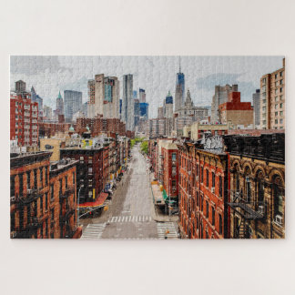 Manhattan Cityscape New York City Puzzle