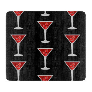Manhattan Cocktail Barkeeper Alcohol Liquor Schneidebrett