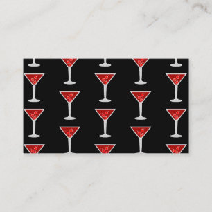 Manhattan Cocktail Barkeeper Alcohol Liquor Visitenkarte