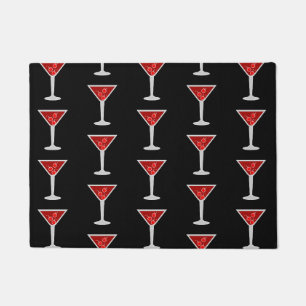 Manhattan Cocktail Barkeeper Alkohol Likör Liebhab Fußmatte