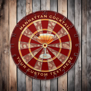 Manhattan Cocktail Dartscheibe