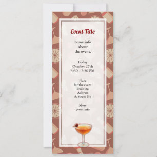 Manhattan Cocktail Einladung