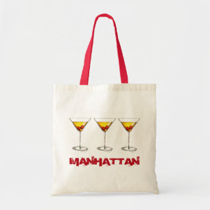 Manhattan Cocktail Glass New York City NYC Tasche