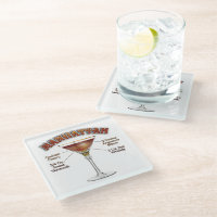 Manhattan Cocktail Recia Art Untersetzer