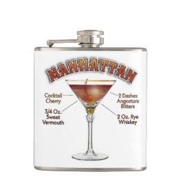 Manhattan Cocktail Rezept: Flachmann