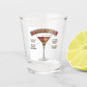 Manhattan Cocktail Rezept: Schnapsglas
