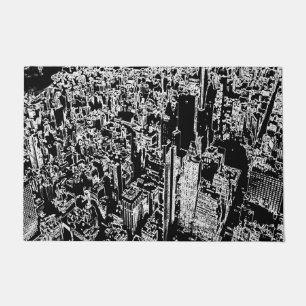 Manhattan entworfen fußmatte