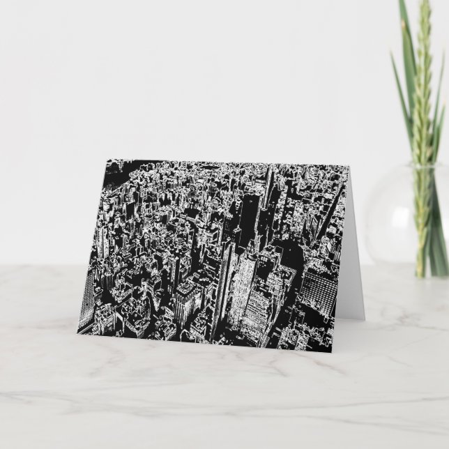 Manhattan entworfen karte (Vorderseite)