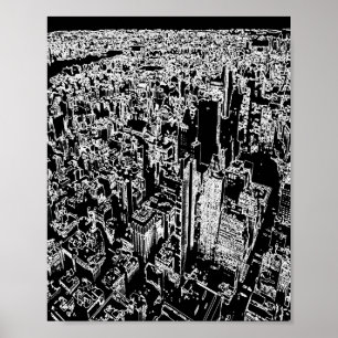 Manhattan entworfen poster