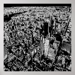 Manhattan entworfen poster