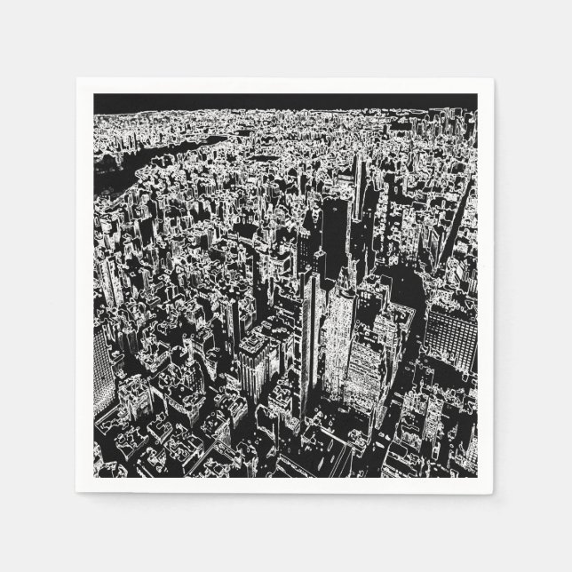 Manhattan entworfen serviette (Vorderseite)