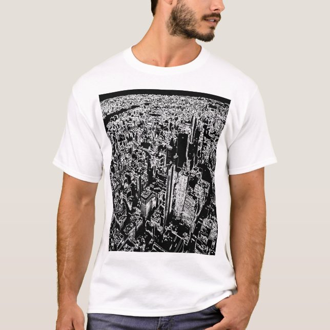Manhattan entworfen T-Shirt (Vorderseite)