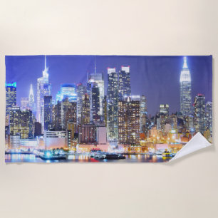 Manhattan Gebäude Strandtuch