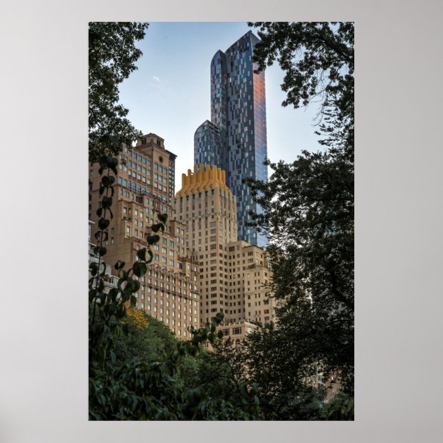 Manhattan Gebäude View Poster (Vorne)