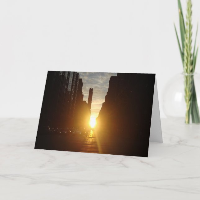 Manhattan henge Greeting Card Karte (Vorderseite)