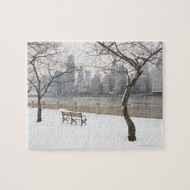 Manhattan im Winter Puzzle (Horizontal)