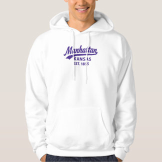 Manhattan Kansas Est. 1855 | Retro-Uni Hoodie