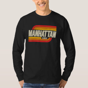 Manhattan Kansas Ks City Vintag T-Shirt