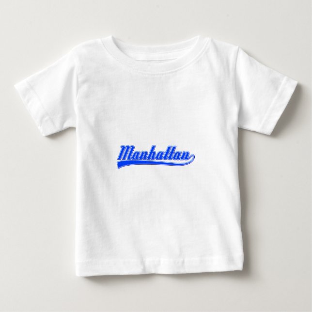 Manhattan mit Swash Baby T-shirt (Vorderseite)