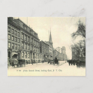 Manhattan, New York City, 42. Straße 1905 Vintage Postkarte