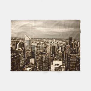 Manhattan New York City Fleecedecke