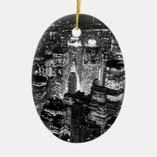 Manhattan New York City Keramikornament