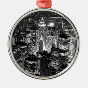 Manhattan New York City Ornament Aus Metall