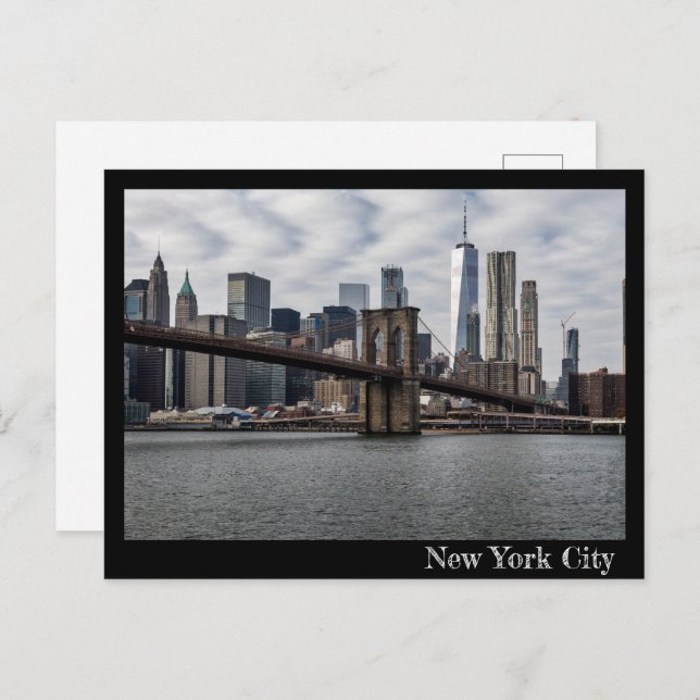 Manhattan, New York City Postcard Postkarte (Vorne/Hinten)