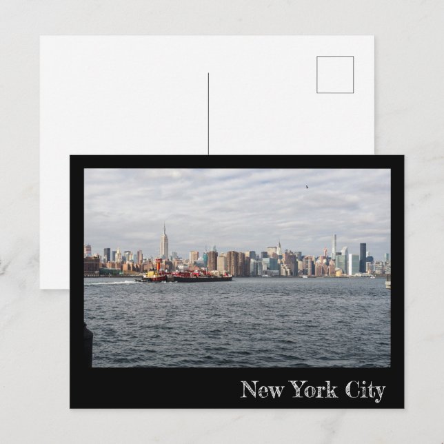 Manhattan, New York City Postcard Postkarte (Vorne/Hinten)