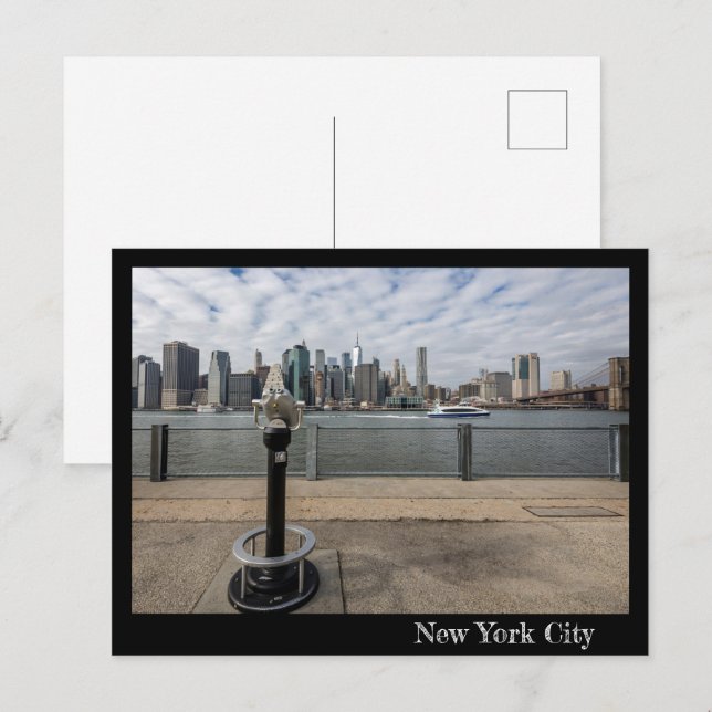 Manhattan, New York City Postcard Postkarte (Vorne/Hinten)
