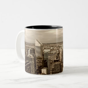 Manhattan New York City Zweifarbige Tasse